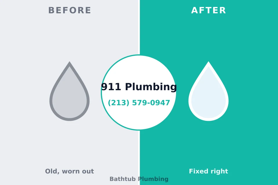Before and after: plumbing repair Knightdale, NC